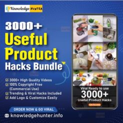 3000+ Useful Products Hacks [copyright free reel bundles]